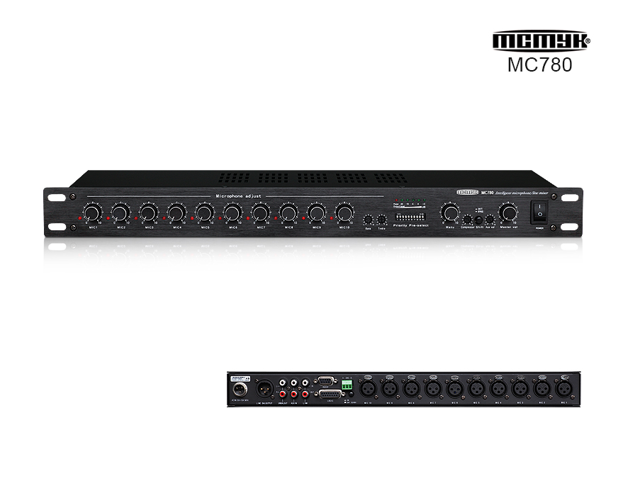 MC780 10-channel smart conference mixer
